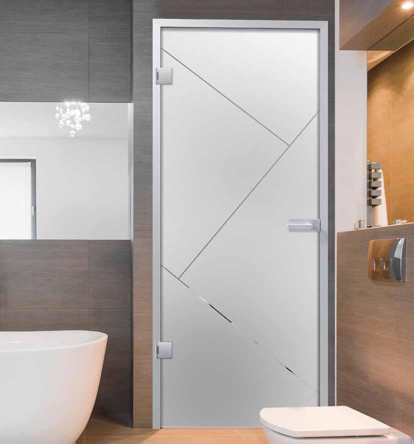 glass hinged doors